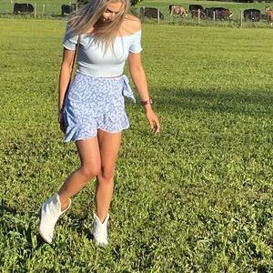 SHEIN | Floral Wrap Skort